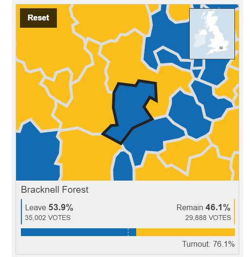 Bracknell referendum results